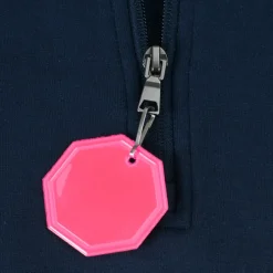 Reflective Zipper Pull - Octagon