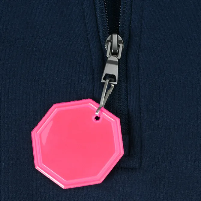 Reflective Zipper Pull - Octagon