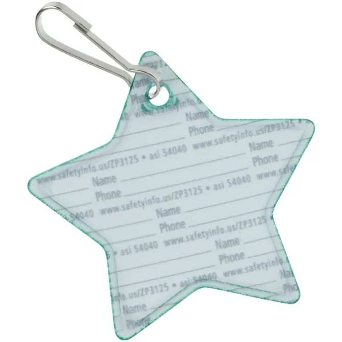 Reflective Zipper Pull - Star