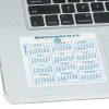 Removable Laptop Calendar - 3-1/4 inches x 3-3/4 inches - Full Color