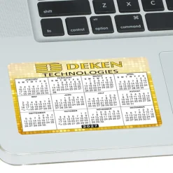 Removable Laptop Calendar - 2-3/4 inches x 4-1/8 inches - Full Color