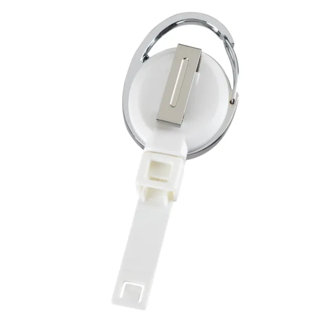 Replay Carabiner Retractable Badge Holder with Slip Clip - Opaque