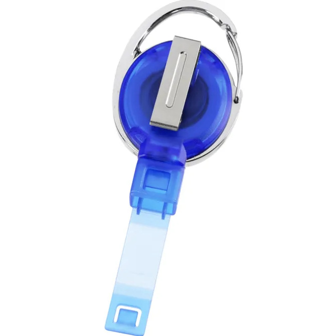 Replay Carabiner Retractable Badge Holder with Slip Clip - Translucent - Full Color