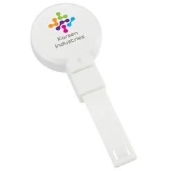 Replay Retractable Badge Holder with Bulldog Clip - Opaque - Full Color