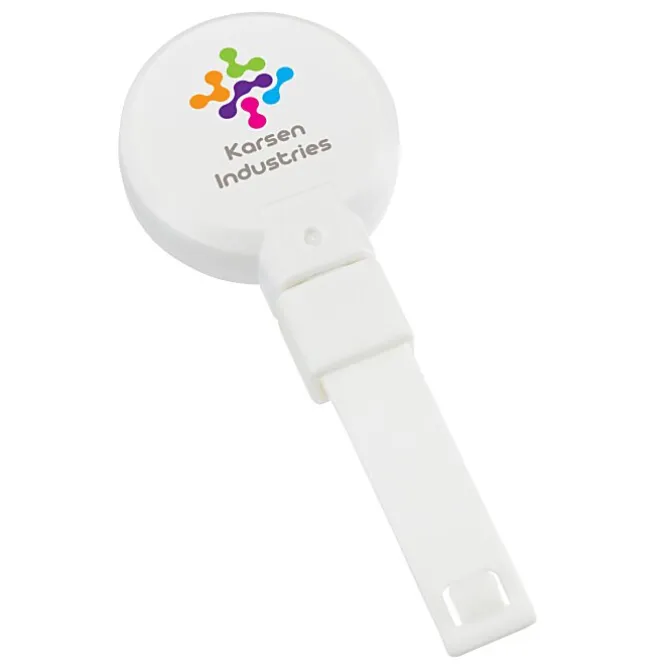 Replay Retractable Badge Holder with Bulldog Clip - Opaque - Full Color