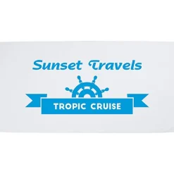 Resort Beach Towel - White - 35 inches x 70 inches