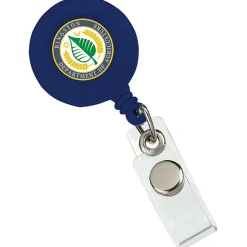 Retractable Badge Holder - Alligator Clip - Opaque