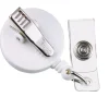 Retractable Badge Holder - Alligator Clip - Opaque - 24 hr