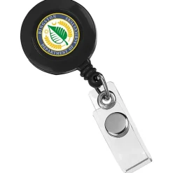 Retractable Badge Holder - Alligator Clip - Opaque - 24 hr