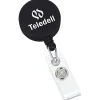 Retractable Badge Holder - Round - Opaque
