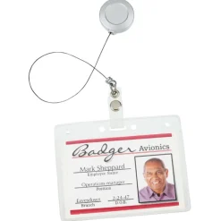 Retractable Badge Holder with Slip Clip