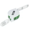 Retractable Fabric Duo Charging Cable
