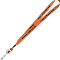 Retractable Polyester Lanyard - 3/4 inch - 32 inches
