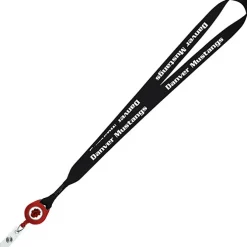 Retractable Polyester Lanyard - 3/4 inch - 32 inches