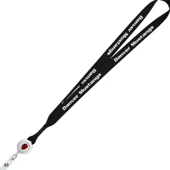 Retractable Polyester Lanyard - 3/4 inch - 32 inches
