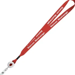 Retractable Polyester Lanyard - 3/4 inch - 32 inches