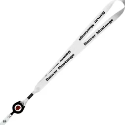 Retractable Polyester Lanyard - 3/4 inch - 32 inches