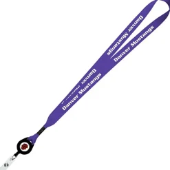 Retractable Polyester Lanyard - 3/4 inch - 32 inches