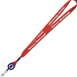 Retractable Polyester Lanyard - 3/4 inch - 32 inches