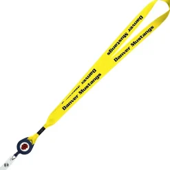 Retractable Polyester Lanyard - 3/4 inch - 32 inches