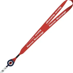 Retractable Polyester Lanyard - 3/4 inch - 32 inches