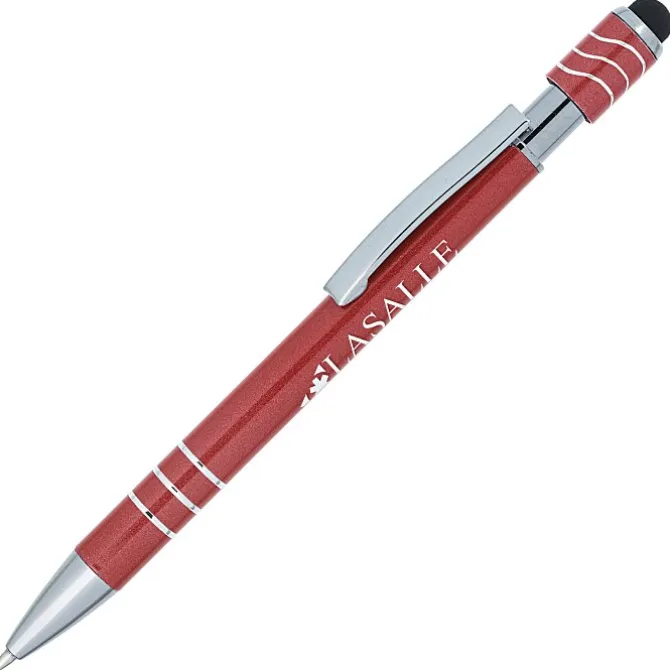 Revolve Stylus Metal Spinner Pen - 24 hr