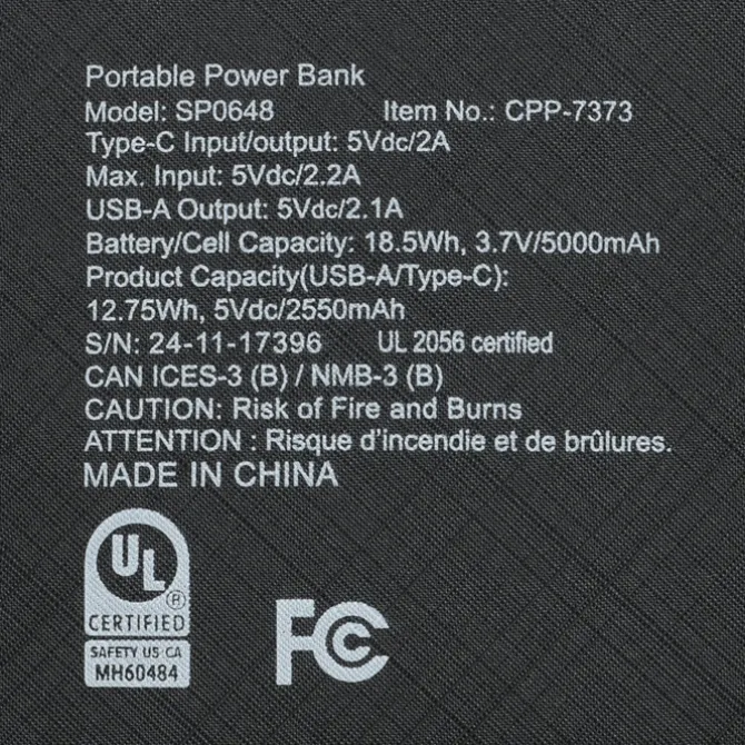 Ridge Line Boost Power Bank - 5000 mAh