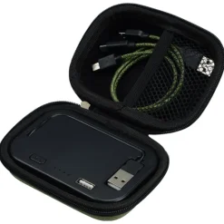 Ridge Line Built-in Cable Power Bank with 3-in-1 Cable
