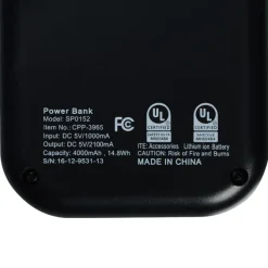 Ridge Line Built-in Cable Power Bank with 3-in-1 Cable