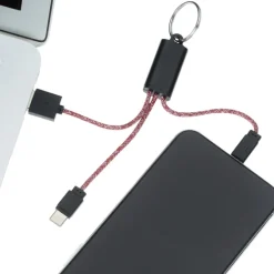Ridge Line Charging Cable Keychain