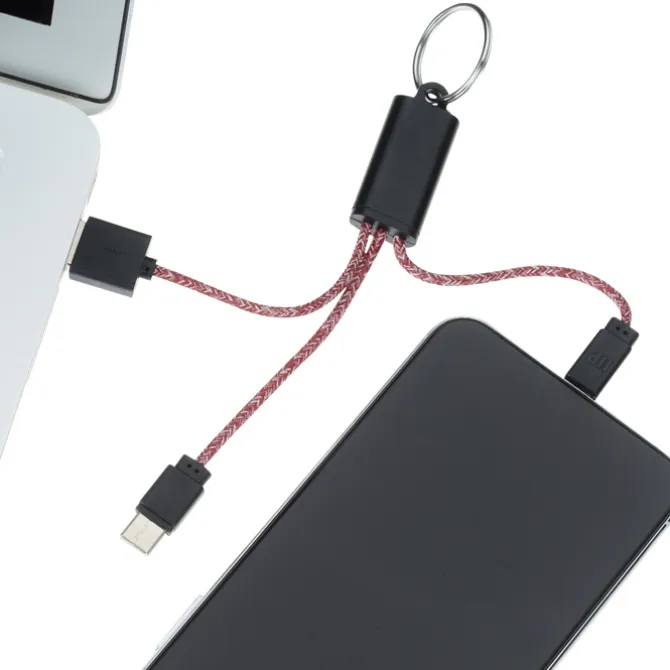 Ridge Line Charging Cable Keychain