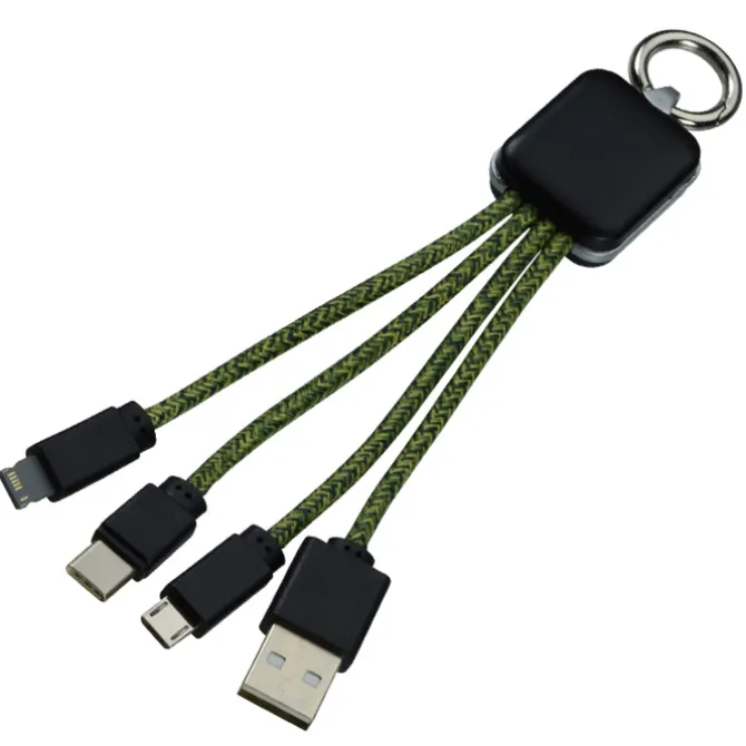 Ridge Line Light-Up Logo Charging Cable