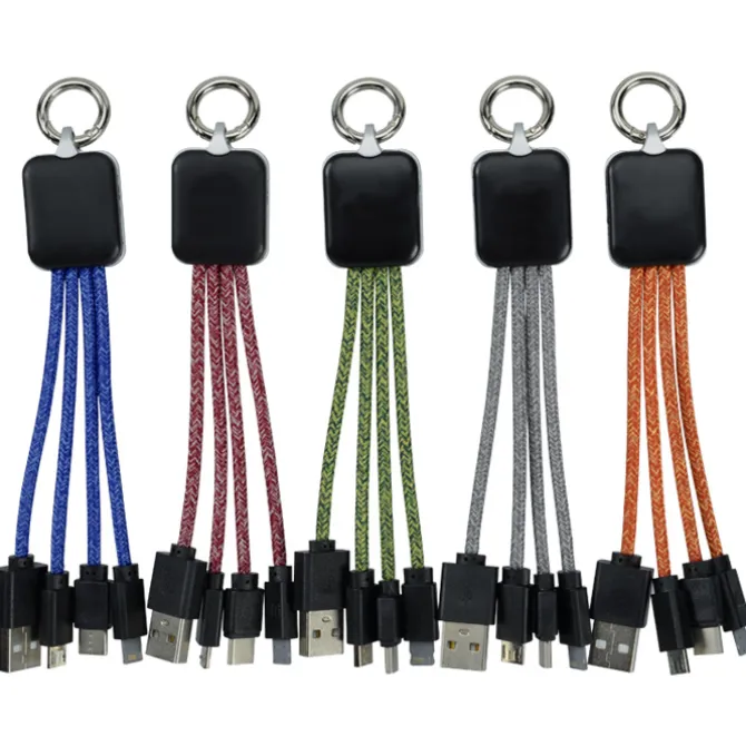 Ridge Line Light-Up Logo Charging Cable