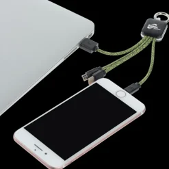 Ridge Line Light-Up Logo Charging Cable