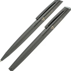 Ridgerton Twist Metal Pen and Rollerball Pen Set