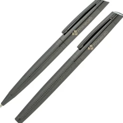 Ridgerton Twist Metal Pen and Rollerball Pen Set