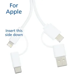 Riffs Bamboo Duo Charging Cable
