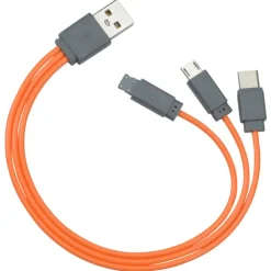 Ripstop Pouch with 3-in-1 Charging Cable