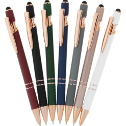 Rita Soft Touch Facet Stylus Metal Pen