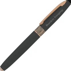 Rosa Soft Touch Stylus Metal Pen with Flashlight