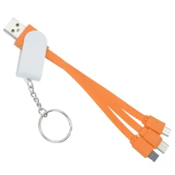 Rotate Charging Cable Keychain
