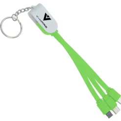 Rotate Charging Cable Keychain