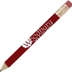 Round Golf Pencil with Eraser