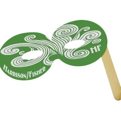 Round Mask with Stick - Colors