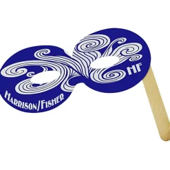 Round Mask with Stick - Colors
