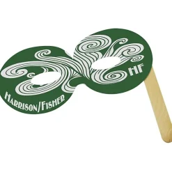 Round Mask with Stick - Colors