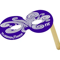 Round Mask with Stick - Colors