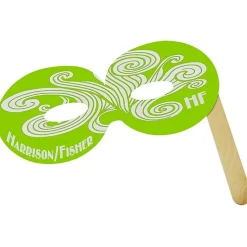 Round Mask with Stick - Colors