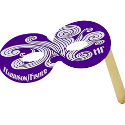 Round Mask with Stick - Colors