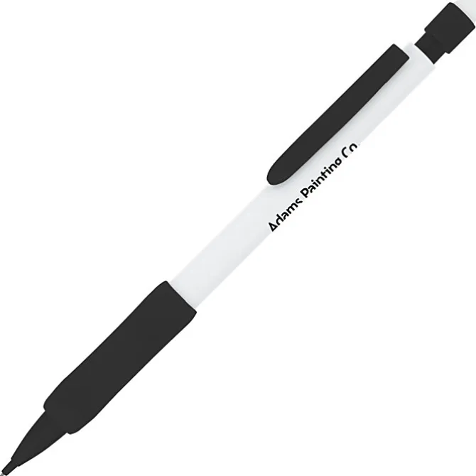 Rubber Grip Mechanical Pencil - White